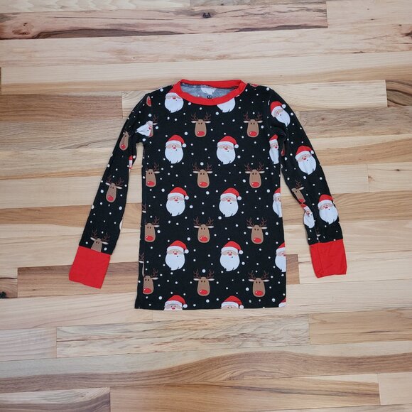 Bums & Roses UNISEX Santa And Reindeer BAMBOO Pajama Set Size 5/6y - Picture 3 of 8